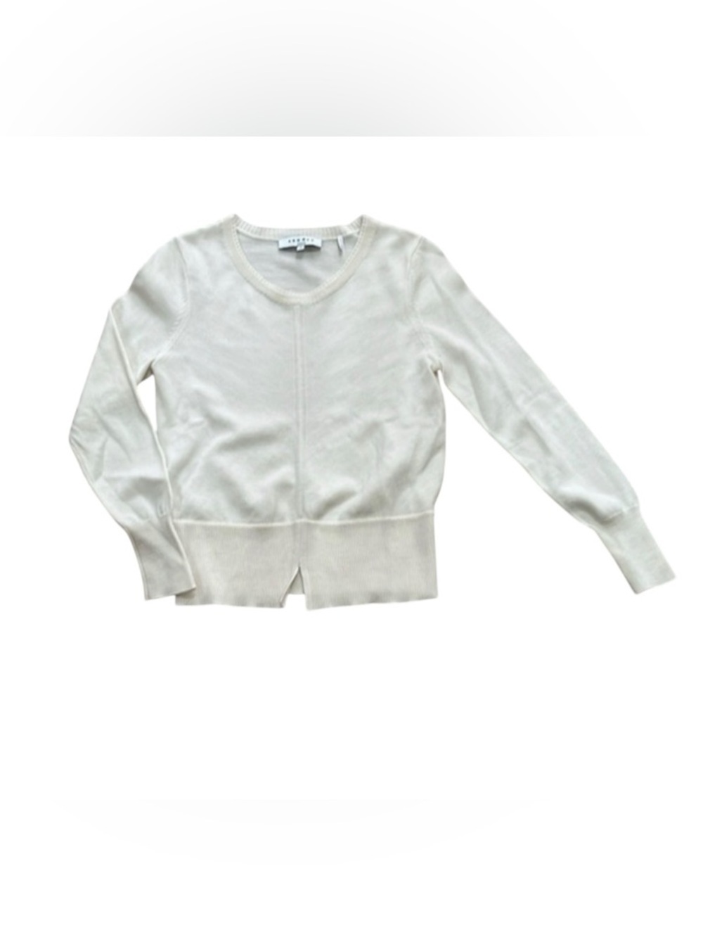 Sandro Off-White Crew Neck Sweater - Picture 1 of 15